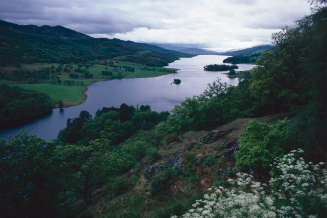 Großbritannien, Schottland, Highlands, Tummel Loch (1987)