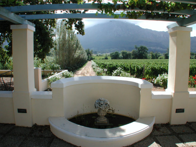 Südafrika, Western Cape, Franschhoek, Auberge Clermont (2002)