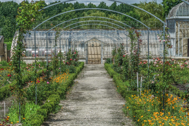 Frankreich, Gironde, Haut-Médoc Château Lanessan, Garten (2016)