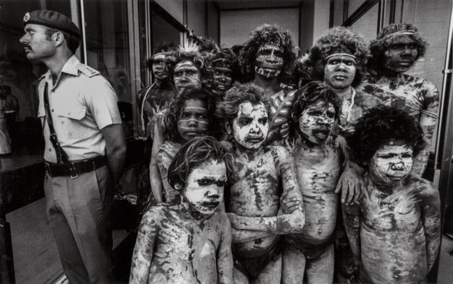 Australien, Brisbane, Eröffnungsfeier Commonwealth Games, Aboriginal dancers (1982)