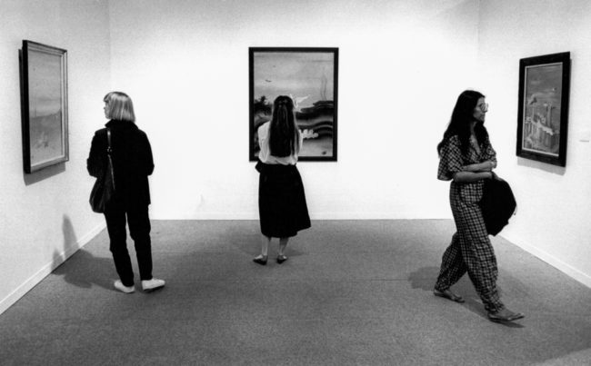 Frankreich, Paris, Ausstellung Yves Tanguy im Centre Beaubourg (1978)