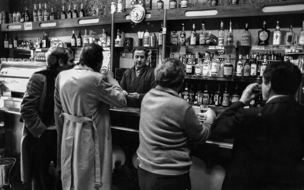 Italien, Rom, Bar Vittorio (1985)