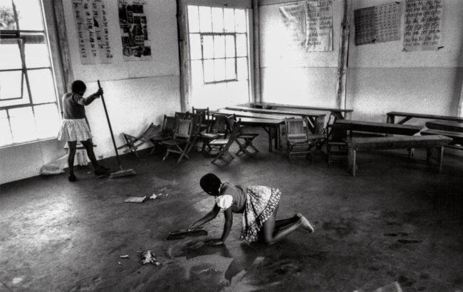 Südafrika, Kapstadt, Apartheid, Crossroads Sizamile School - (1978)