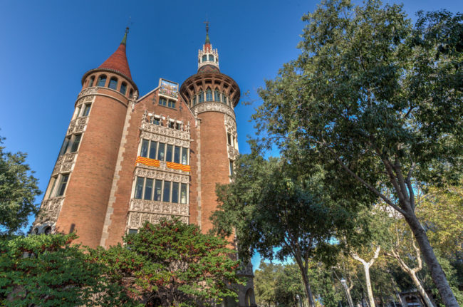 Spanien, Katalonien, Barcelona, Modernisme-Architektur, Puig i Cadafalch, Casa de les Punxes, Diagonal - (2017)