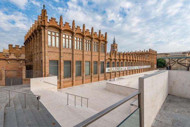 Spanien, Katalonien, Barcelona, Modernisme-Architektur, Puig i Cadafalch, Fábrica Casaramona - (2017)