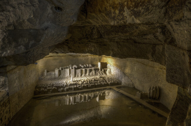 Frankreich, Loire, Saint Hilaire Saint Florent, Musée Pierre et Lumière - Chinon