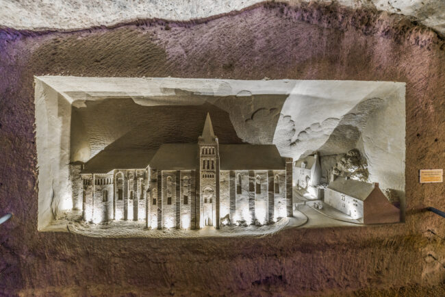 Frankreich, Loire, Saint Hilaire Saint Florent, Musée Pierre et Lumière - Notre Dame Cunault