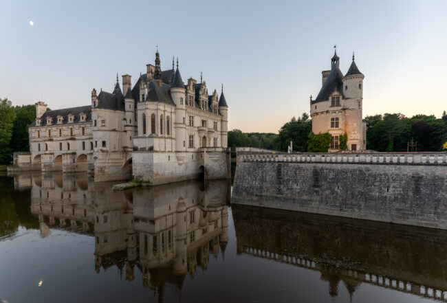 Frankreich, Loire, Chenonceaux, Château de Chenonceau, Galerien von Catherina de’ Medicisüber dem Cher