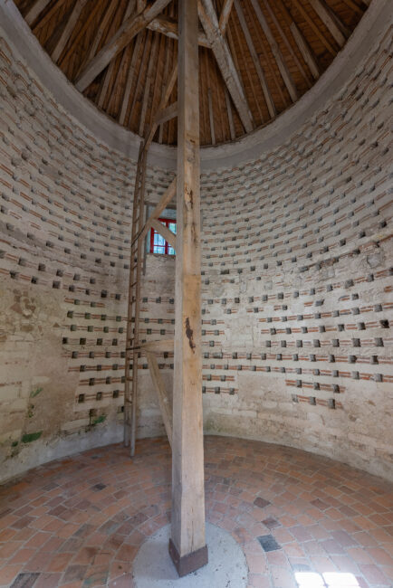 Frankreich, Loire, Nitray, Château de Nitray, Pigeonnier von innen