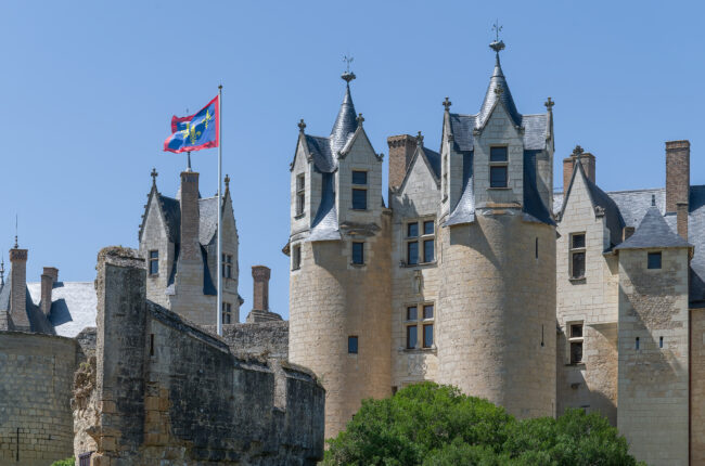 Frankreich, Loire, Montreuil-Bellay, Château de Montreuil-Bellay, Rundtürme
