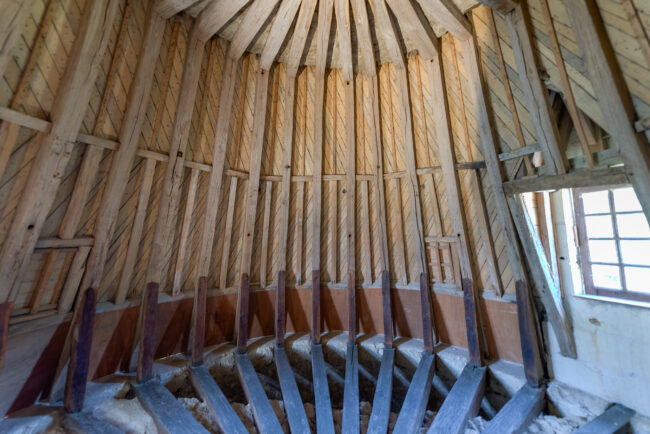 Frankreich, Loire, Ussé, Château d’Ussé - Dachspeicher des Rundturms
